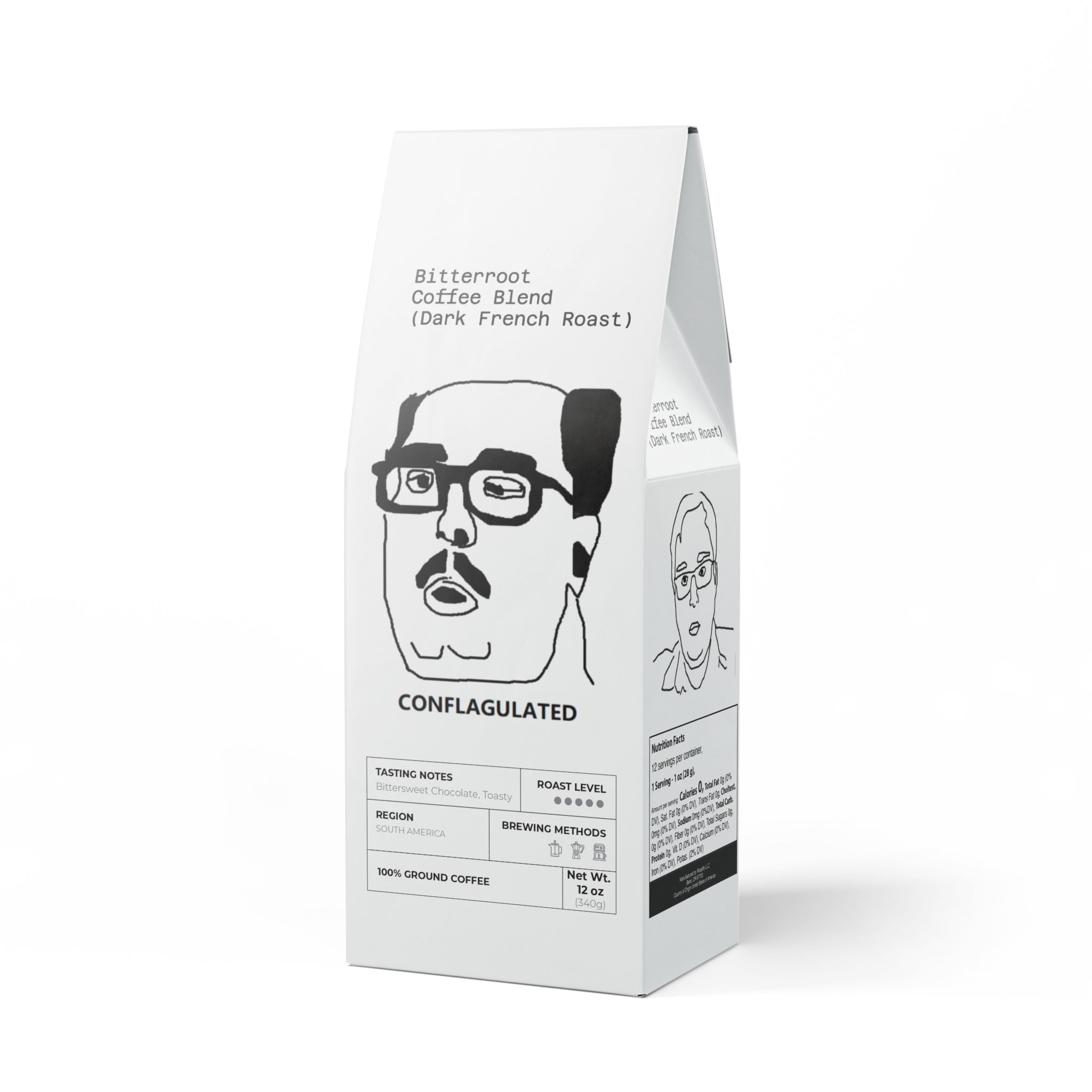 NNR "CONFLAGULATED" - Bitterroot Coffee Blend (Dark French Roast)